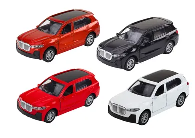 Lean Toys, autko osobowe, metalowy pojazd interaktywny z napędem, 1:32, 1 szt.