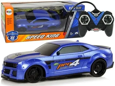 Lean Toys, auto sportowe, pojazd zdalnie sterowany, niebieski, 1:24