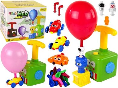 Lean Toys, balonowa wyrzutnia autek