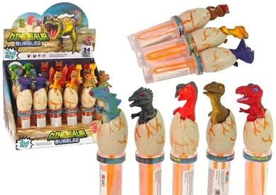 Lean Toys, bańki mydlane, dinozaury, 18 cm