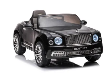 Lean Toys, Bentley Mulsanne, pojazd na akumulator, czarny lakierowany