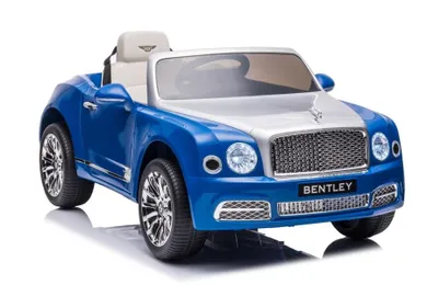 Lean Toys, Bentley Mulsanne, pojazd na akumulator, niebieski lakierowany