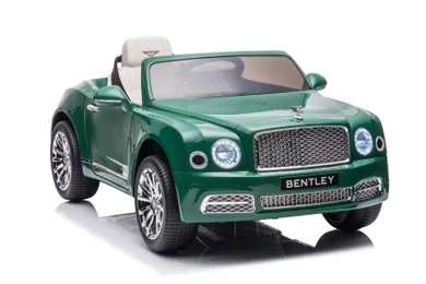 Lean Toys, Bentley Mulsanne, pojazd na akumulator, zielony lakierowany