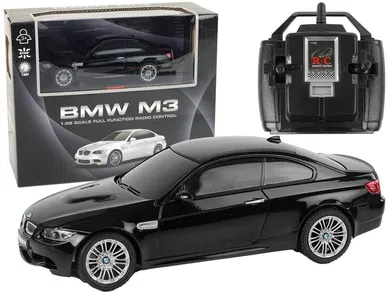 Lean Toys, BMW M3, pojazd zdalnie sterowany, czarne