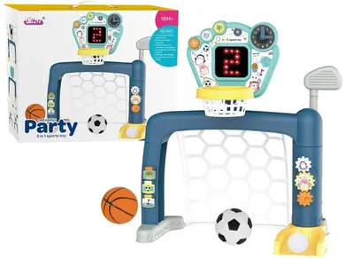Lean Toys, bramka 3w1, golf koszykówka piłka nożna