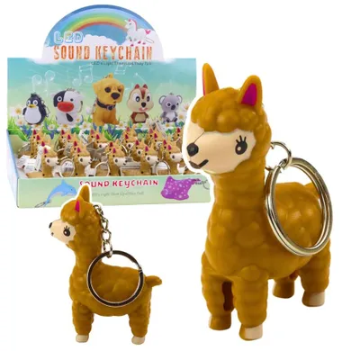 Lean Toys, brelok do kluczy, latarka, lama LED