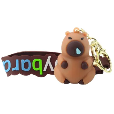 Lean Toys, brelok figurka, Kapibara brązowa