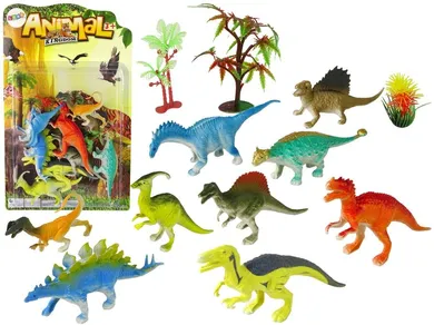 Lean Toys, dinozaury, zestaw figurek, 9 elementów