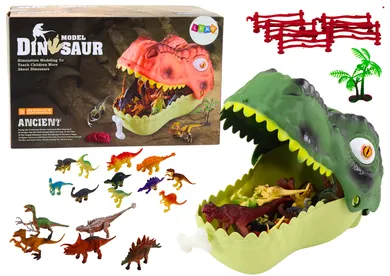 Lean Toys, Dinozaury, zestaw figurek w pojemniku, 45 elementów