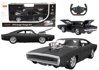 Lean Toys, dodge Charger R/C, 1:16 czarny