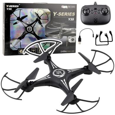 Lean Toys, dron Y-35 R/C obrót, 360 czarny
