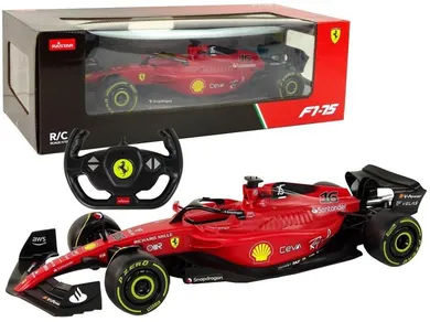 Lean Toys, Ferrari F1, pojazd zdalnie sterowany, czerwony, 1:12