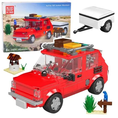 Lean Toys, Fiat 126 Maluch, klocki konstrukcyjne, 393 elementy