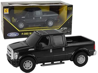 Lean Toys, Ford F-350 Pick Up z napędem, czarny