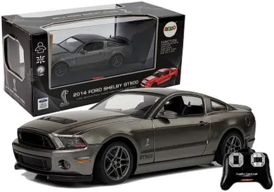 Lean Toys, Ford Shelby GT500, pojazd zdalnie sterowane, srebrny, 7.5 km/h, 2.4 GHz, 1:24