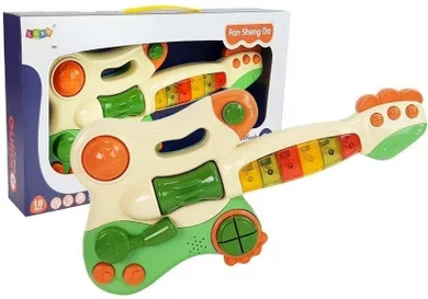 Lean Toys, gitara interaktywna, zielona