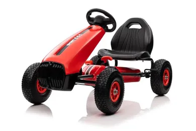 Lean Toys, Gokart, pojazd na pedały, czerwony