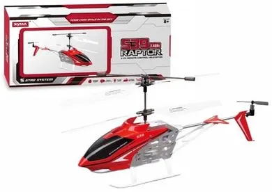 Lean Toys, helikopter, zdalnie sterowany, czerwony