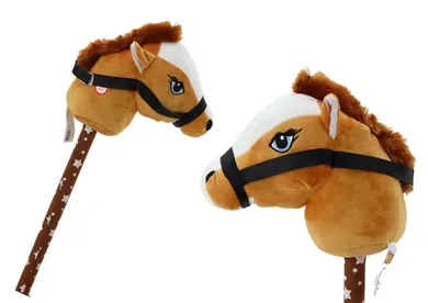 Lean Toys, Hobby Horse, konik na kiju, krótkowłosy, brązowy