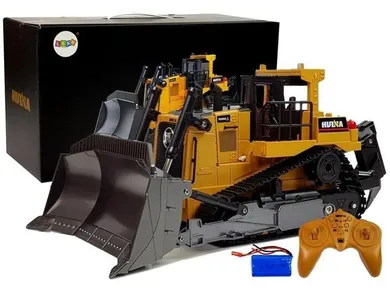 Lean Toys, Huina, spychacz buldożer, pojazd zdalnie sterowany, 2,4G, 1:16
