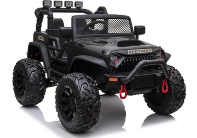 Lean Toys, Jeep JC666, pojazd na akumulator, czarny