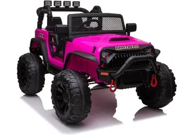Lean Toys, Jeep JC666, pojazd na akumulator, różowy