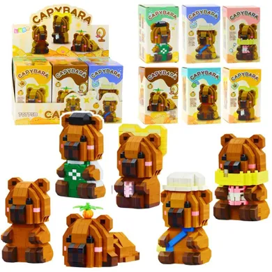 Lean Toys, kapibara, klocki, 204-263 elementów, 1 szt.