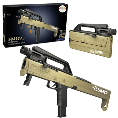 Lean Toys, karabin składany ze strzałkami piankowymi