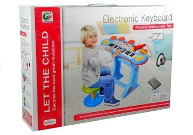 Lean Toys, keyboard ze stołkiem