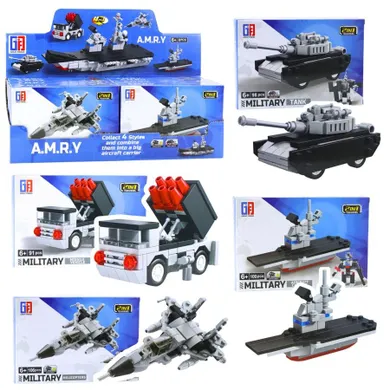 Lean Toys, klocki konstrukcyjne, 2w1 Pojazdy Wojskowe Środki Transportu Robot