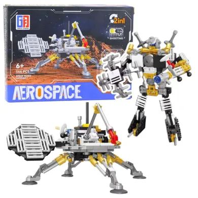 Lean Toys, klocki konstrukcyjne, Lądownik marsjański robot, 2w1