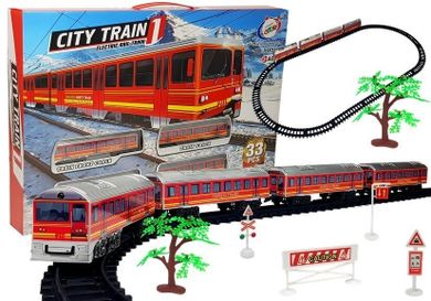 Lean Toys, kolejka interaktywna, 33 elementów