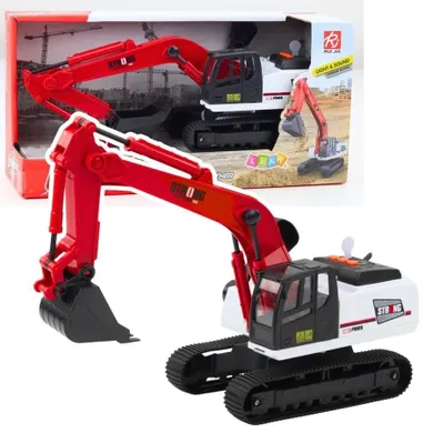 Lean Toys, koparka gąsienicowa z obrotową łyżką, 1:14