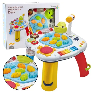 Lean Toys, Krokodyl, stolik edukacyjny