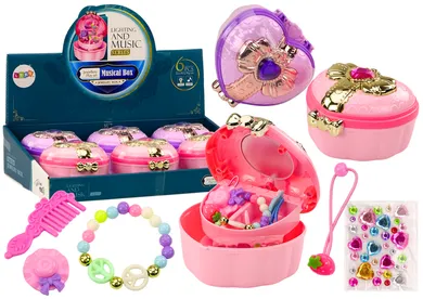 Lean Toys, kuferek na biżuterię, 1 szt.