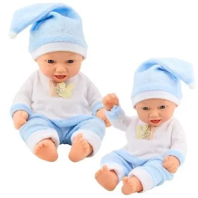 Lean Toys, lalka bobas w, niebieskiej piżamce