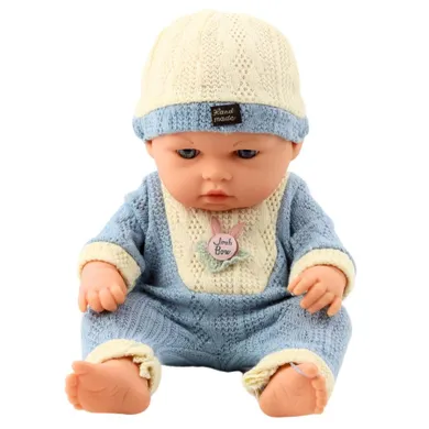 Lean Toys, lalka bobas w niebieskim ubranku