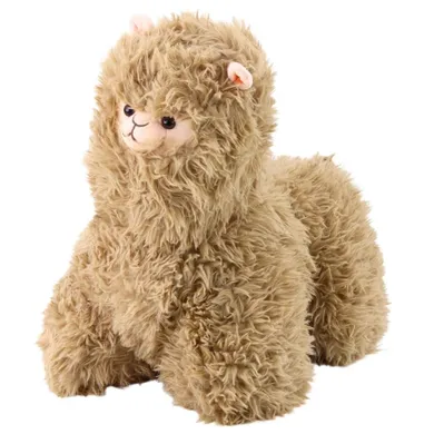 Lean Toys, lama, maskotka, beżowa, 40 cm