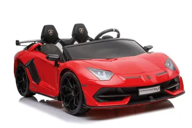 Lean Toys, Lamborghini Aventador SX2028, pojazd na akumulator, czerwony