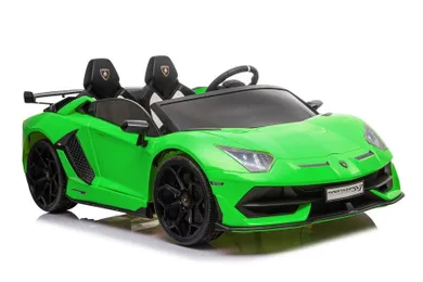 Lean Toys, Lamborghini Aventador SX2028, pojazd na akumulator, zielony