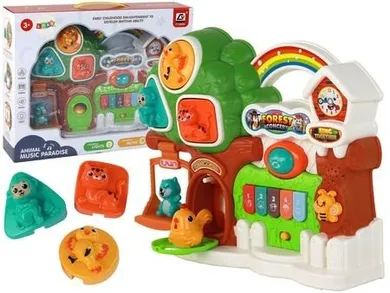Lean Toys, leśny koncert, interaktywna zabawka muzyczna