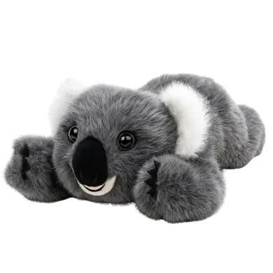 Lean Toys, leżący miś koala, maskotka, szary, 30 cm