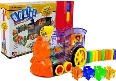 Lean Toys, lokomotywa układająca domino