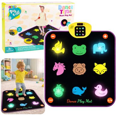 Lean Toys, mata taneczna, zwierzęta, 87-100 cm