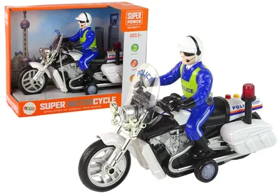 Lean Toys, motocykl policyjny z figurką