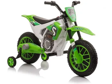 Lean Toys, Motor, pojazd na akumulator, zielony