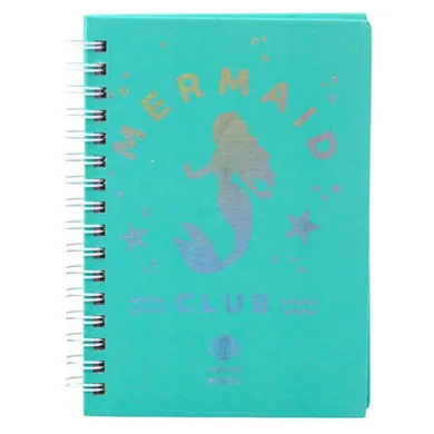 Lean Toys, notatnik A6, 80 kartek, linia, Syrenka, 1 szt.