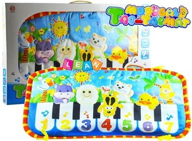 Lean Toys, Odgłosy zwierząt, muzyczna miękka mata, pianinko