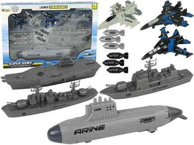 Lean Toys, okrętowa baza wojskowa, zestaw armii morskiej