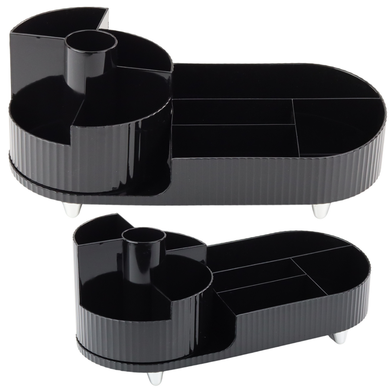 Lean Toys, organizer wielofunkcyjny obrotowy czarny